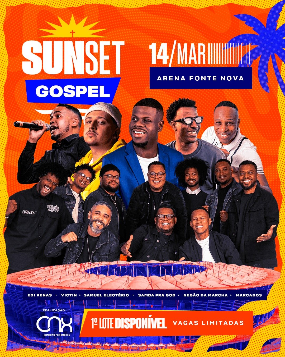 Sunset Gospel: O Evento que Vai Marcar o Verão de 2026 na Arena Fonte Nova!